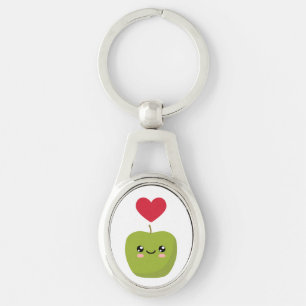 Ik hou van appels sleutelhanger