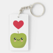 Ik hou van appels sleutelhanger (achterkant)