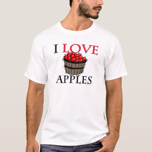 Ik hou van appels t-shirt (Voorkant)