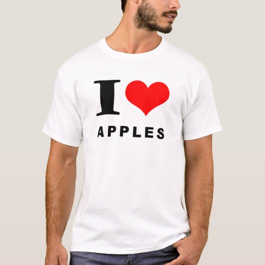 Ik hou van appels t-shirt (Voorkant)