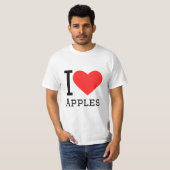 Ik hou van appels t-shirt (Voorkant volledig)