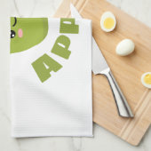 Ik hou van appels theedoek (Quarter Fold)
