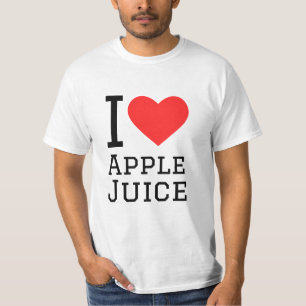 Ik hou van appelsap t-shirt