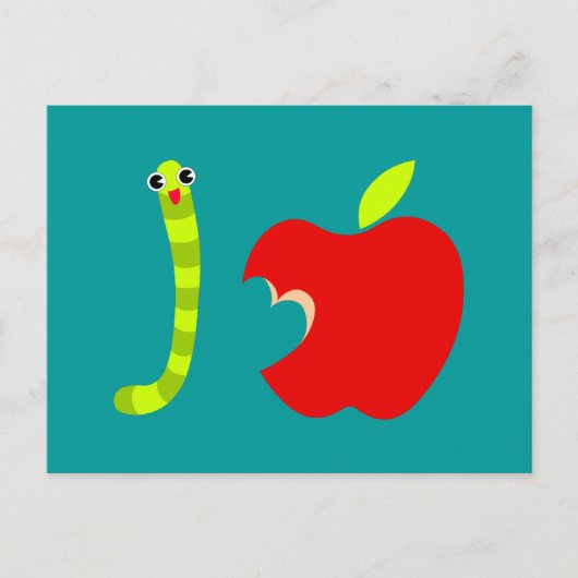 Ik hou van Apple Briefkaart (Voorkant)