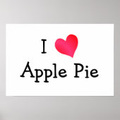 Ik hou van Apple Pie Poster (Voorkant)