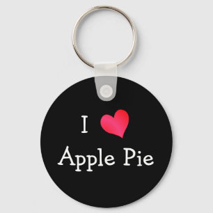 Ik hou van Apple Pie Sleutelhanger