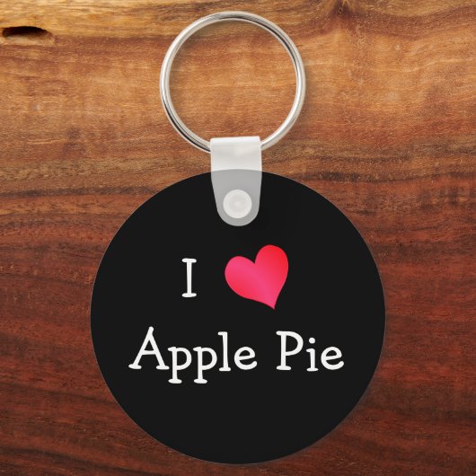Ik hou van Apple Pie Sleutelhanger (Voorkant)