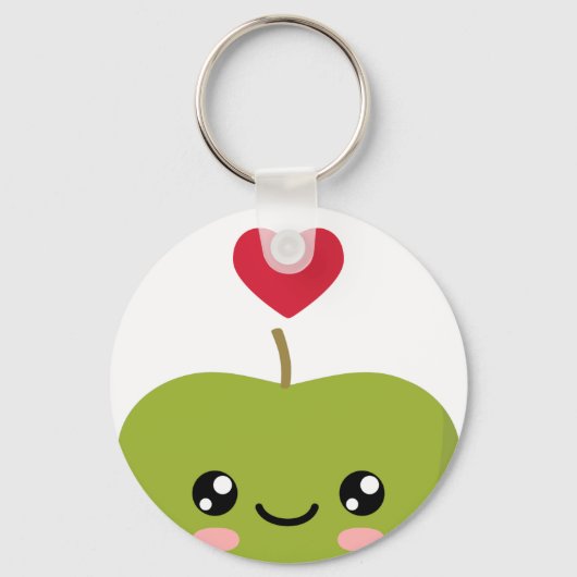 Ik hou van Apples Sleutelhanger (Voorkant)