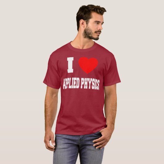 Ik hou van Applied Physics T-shirt (Voorkant volledig)