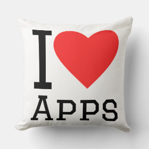 Ik hou van apps kussen