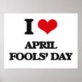 Ik hou van April Fools Day Poster (Voorkant)