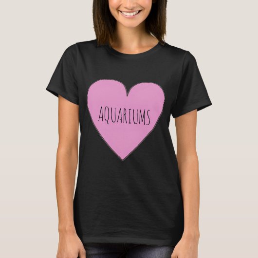 Ik hou van aquaria t-shirt (Voorkant)