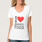 Ik hou van Arabisch eten T-shirt (Voorkant)