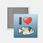 Ik hou van Arabische Picassofish Magneet (Voorkant / Achterkant)