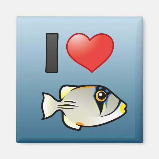 Ik hou van Arabische Picassofish Magneet (Voorkant)