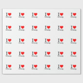 Ik hou van archeologie cadeaupapier (Vlak)