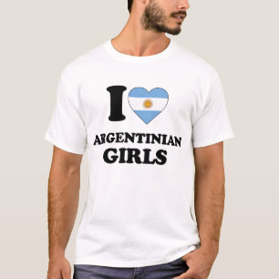 Ik hou van Argentijnse meisjes T-shirt