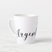 Ik hou van Argentinië, Argentijnse vlag hart Latte Mok (Linkerhoek)