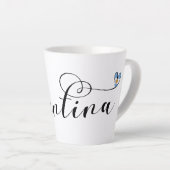 Ik hou van Argentinië, Argentijnse vlag hart Latte Mok (Rechterhoek)