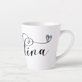 Ik hou van Argentinië, Argentijnse vlag hart Latte Mok