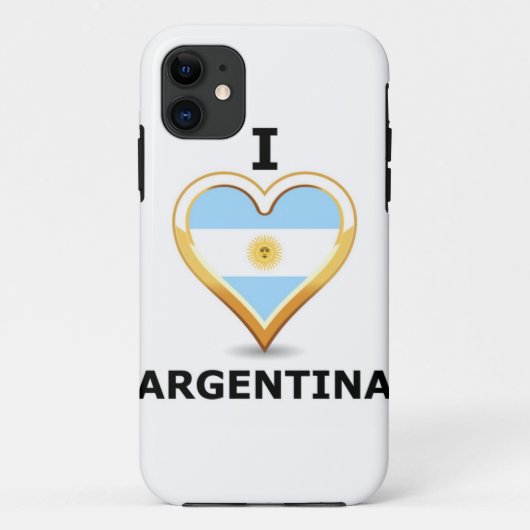 Ik hou van Argentinië - iPhone Hoesje (Achterkant)