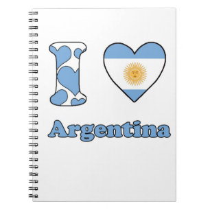 Ik hou van Argentinië Notitieboek