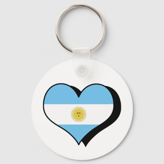 Ik hou van Argentinië Sleutelhanger (Voorkant)