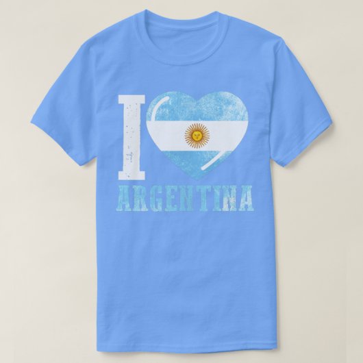 Ik hou van Argentinië T-shirt (Design voorkant)
