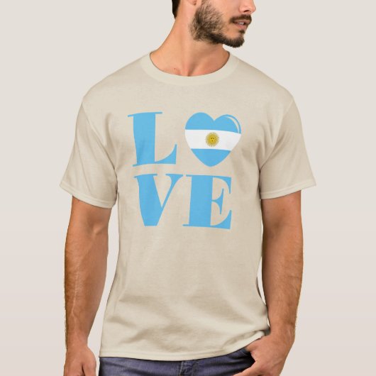 Ik hou van Argentinië T-shirt (Voorkant)