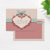 Ik hou van Argyle Gift Label Visitekaartje (Bureau)