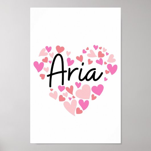 Ik hou van Aria Poster (Voorkant)