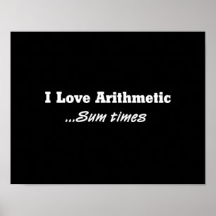 Ik hou van Arithmetic Sum Times Poster