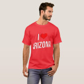IK HOU VAN ARIZONA 1 T-SHIRT (Voorkant volledig)