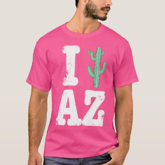 Ik hou van Arizona Saguaro Cactus wandelpaden buit T-shirt