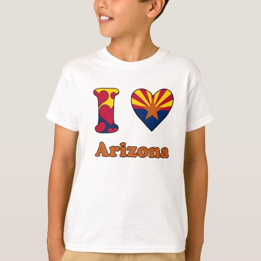Ik hou van Arizona T-shirt (Voorkant)