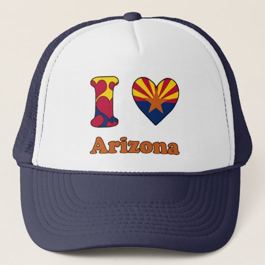 Ik hou van Arizona Trucker Pet (Voorkant)