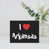 Ik hou van Arkansas Briefkaart (Staand voorkant)