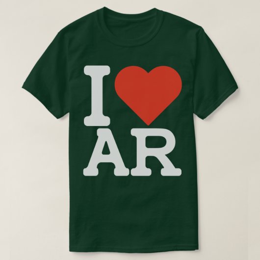 Ik hou van Arkansas TShirt 2 (Design voorkant)
