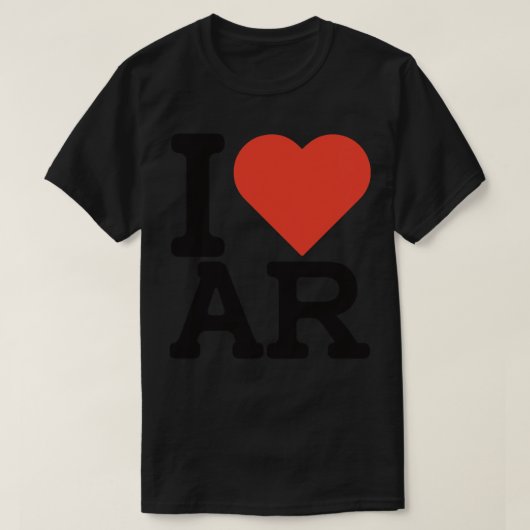 Ik hou van Arkansas TShirt 3 (Design voorkant)