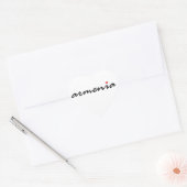 Ik hou van Armenië Hart Sticker (Envelop)