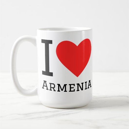 Ik hou van Armenië Koffiemok (Links)