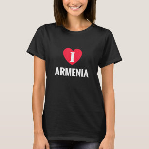 Ik hou van Armenië Patriottic Home Country Travel T-shirt
