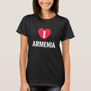 Ik hou van Armenië Patriottic Home Country Travel T-shirt