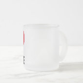 Ik hou van Armidale Matglas Koffiemok (Voorkant rechts)