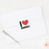 Ik hou van Armidale Vierkante Sticker (Envelop)