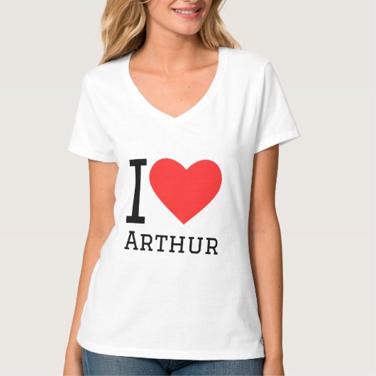 Ik hou van arthur t-shirt (Voorkant)