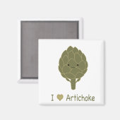 Ik hou van artisjokken magneet (Voorkant / Achterkant)