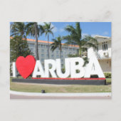 Ik hou van Aruba - Een gelukkig eiland Briefkaart (Voorkant)