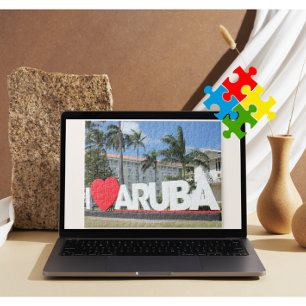 Ik hou van Aruba - Een gelukkig eiland Legpuzzel
