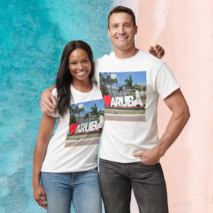Ik hou van Aruba - Een gelukkig eiland T-shirt